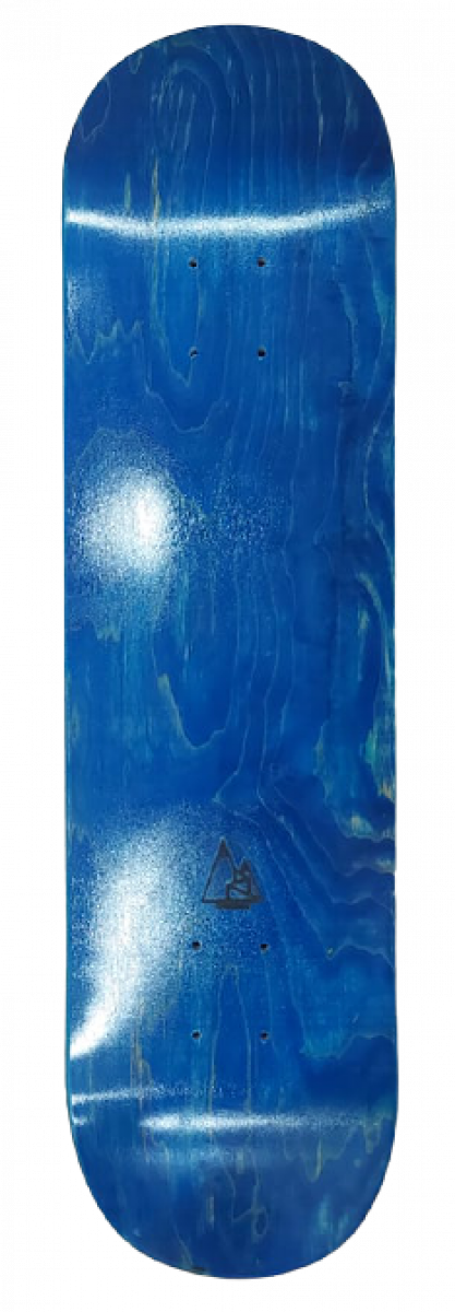 Premium 8,125" Deep Blue Maple Skateboard Deck (ink. Grip)